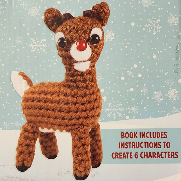 Crochet Rudolph the Red-Nosed Reindeer Characters Kit - Picture 5 of 5